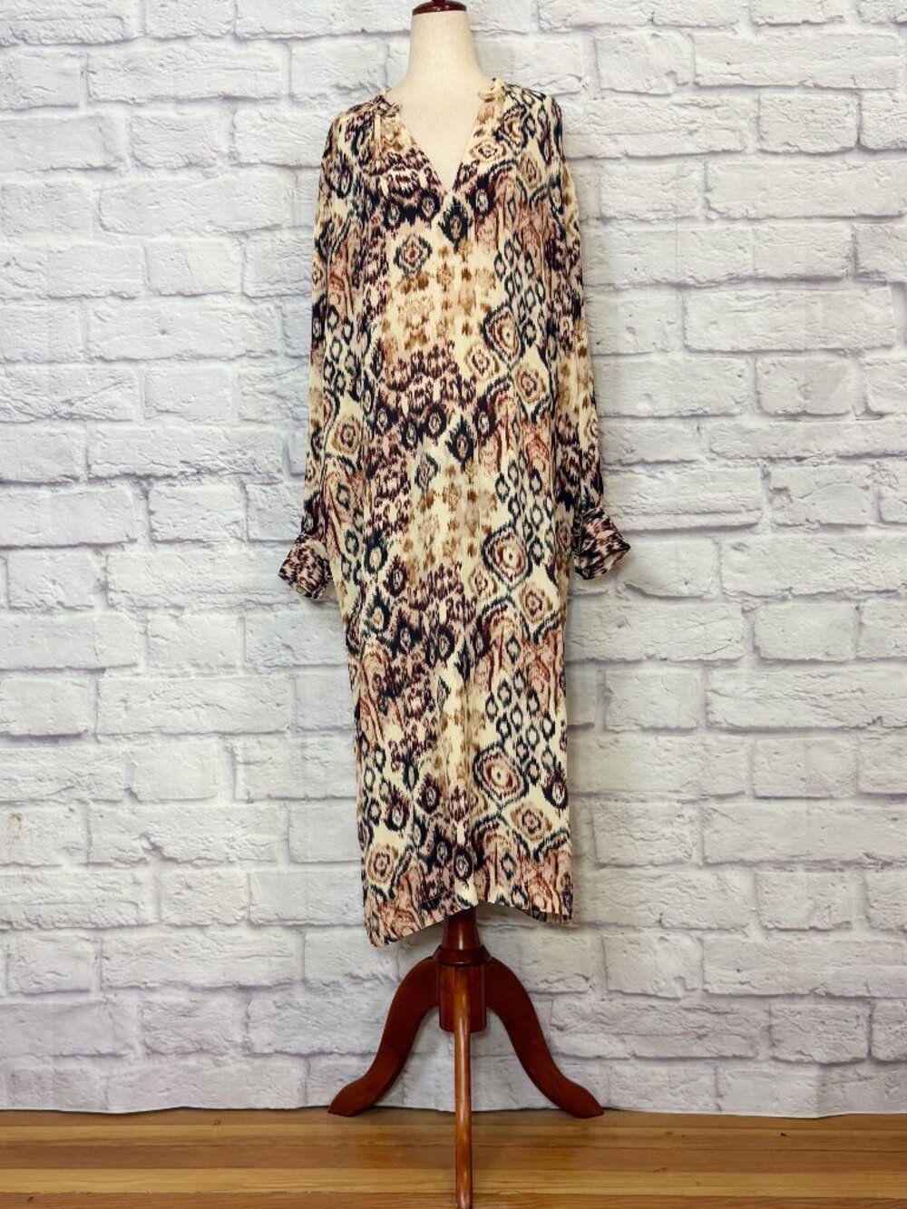 V.De.Vinster Ikat  Print Tunic Dress